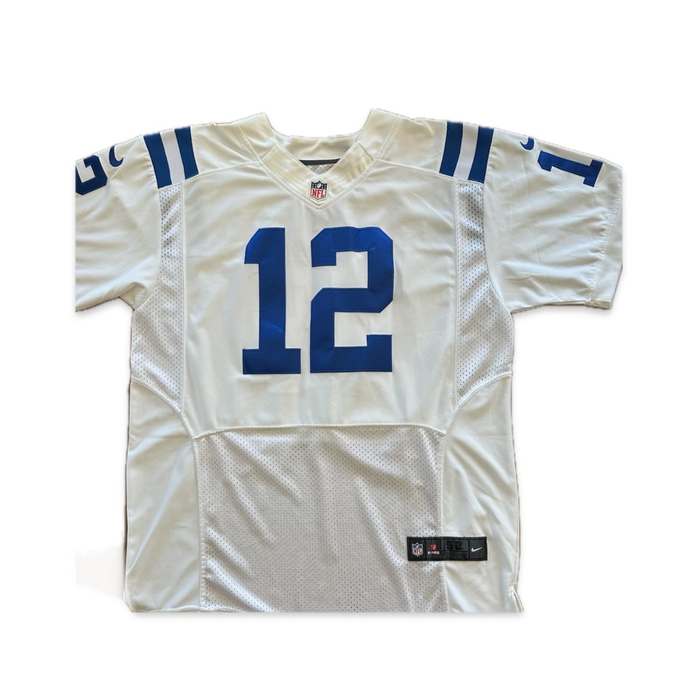 NIKE Colts #12 Andrew Luck Men’s Stitched NFL Vapor Limited Jersey
